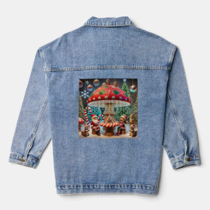 Vaquera Chaqueta de Denim para mujeres: Diseño de hongos p