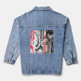Vaquera Chaqueta de Denim – Tierra Abstracta