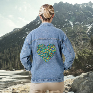 Vaquera Chaqueta de Fiesta Petal Denim