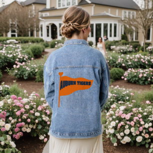 VAQUERA CHAQUETA DE JEANS DE AUBURN TIGERS