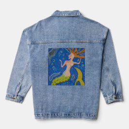 Vaquera chaqueta de jeans sirena