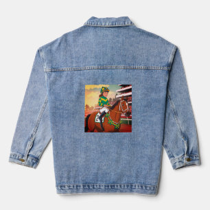 Vaquera Chaqueta de las mujeres a caballo montando Denim