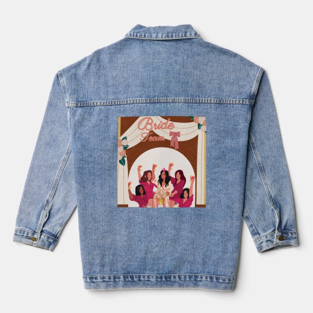 Vaquera chaqueta de mezclilla (Reverso )