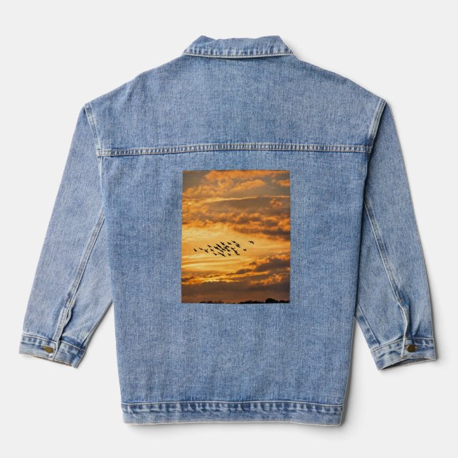 Vaquera Chaqueta de mezclilla (Reverso )