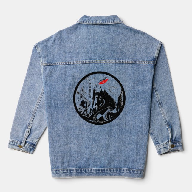 Vaquera Chaqueta de mezclilla (Reverso )