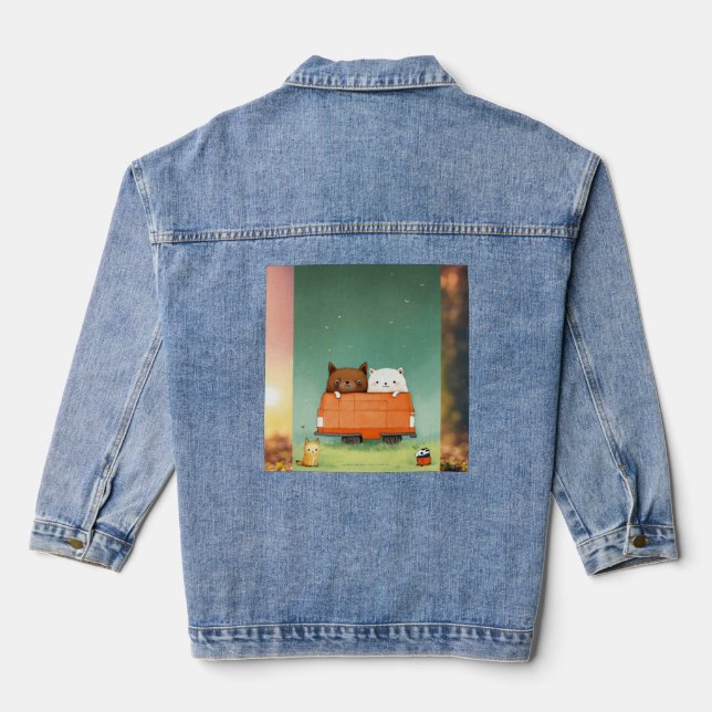 Vaquera Chaqueta de mezclilla (Reverso )