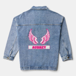 Vaquera Chaqueta de mezclilla Angel Wings