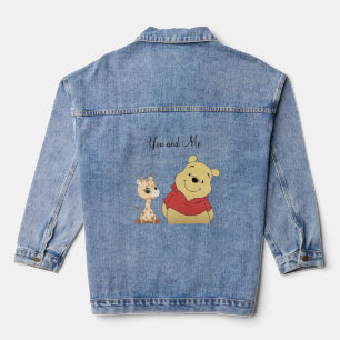 Vaquera Chaqueta de mezclilla animal minimalista