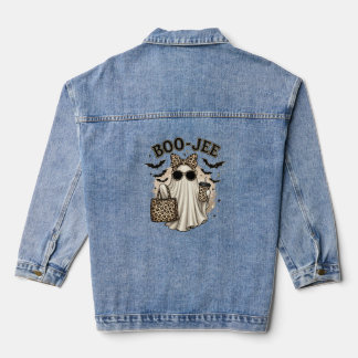 Vaquera Chaqueta de mezclilla Boo-Jee Leopard Ghost Denim