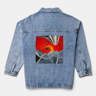 Vaquera Chaqueta de mezclilla ciudad de nueva york Manhatt