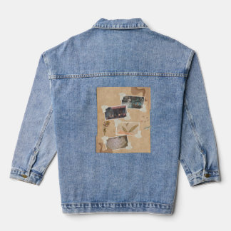 Vaquera Chaqueta de mezclilla con impresión personalizada