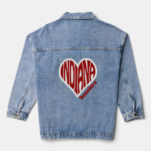 Vaquera Chaqueta de mezclilla de Indiana Hoosiers