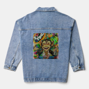 Vaquera Chaqueta de mezclilla de mono