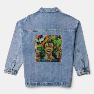 Vaquera Chaqueta de mezclilla de mono