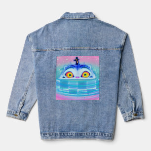 Vaquera Chaqueta de mezclilla Derpy Tiger K Pop