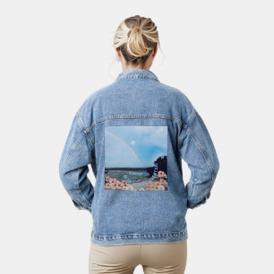 Vaquera Chaqueta de mezclilla "Dios es muy creativo"