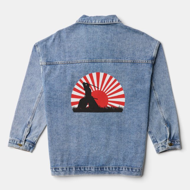 Vaquera Chaqueta de mezclilla Espíritu Samurái (Reverso )