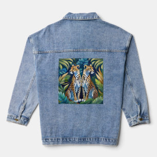 Vaquera Chaqueta de mezclilla Fierce and Bold Panther