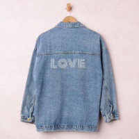 Chaqueta de mezclilla LOVE