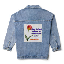 Chaqueta de mezclilla Obedecer a Dios