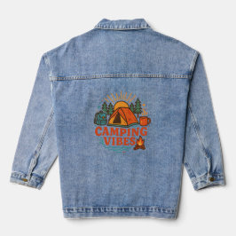 Vaquera Chaqueta de mezclilla para mujeres Vibes de Campin