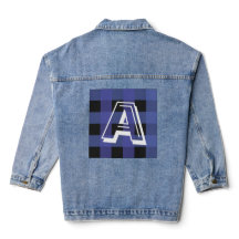 Chaqueta de mezclilla personalizada con monograma