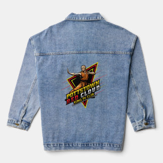 Vaquera Chaqueta de mezclilla Red Cloud Kung Fu Club T-Shi