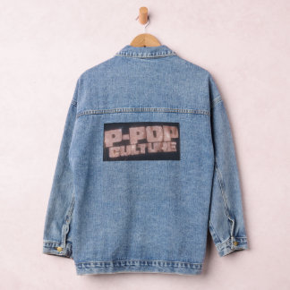 Vaquera Chaqueta de mezclilla retro de la cultura P-Pop | 