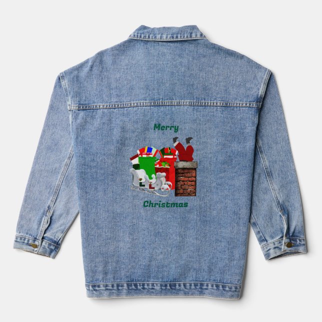 Vaquera Chaqueta de Navidades de Santa Claus (Reverso )