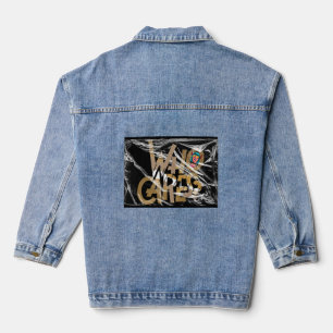 Vaquera chaqueta de negación de mujeres