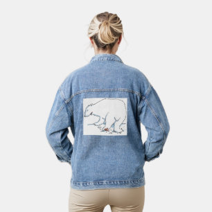 Vaquera Chaqueta de negación de osito polar