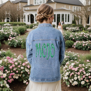 Vaquera Chaqueta de negación para mujeres de mojo