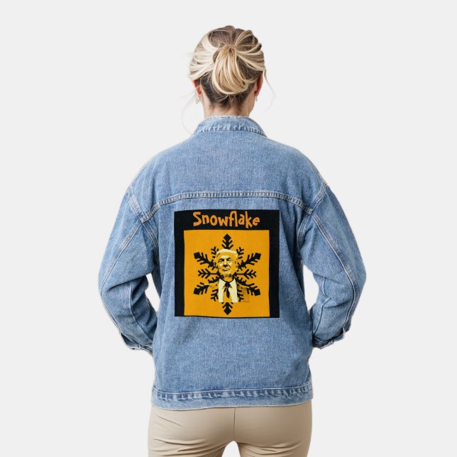 Vaquera Chaqueta de Trump/Snowflake Denim (Modelo)
