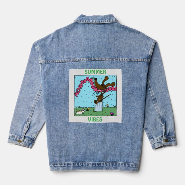 Vaquera Chaqueta Denim "VERANO VIBES" (Reverso )
