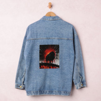 Vaquera Chaqueta Gothic Bull Desnim