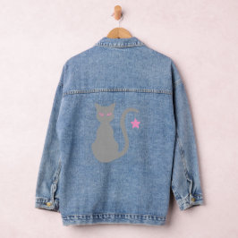 Vaquera Chaqueta Gray Cat Denim