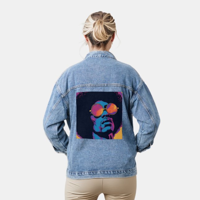 Vaquera Chaqueta Guay/Retro Denim (Modelo)