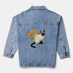 Vaquera Chaqueta para mujeres siamesas y marigold