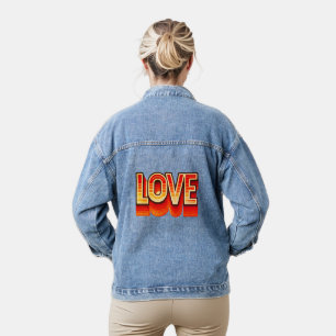 Vaquera Chaqueta Retro Love Denim