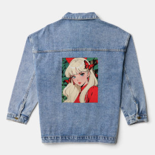 Vaquera Chaqueta Vintage Anime Denim