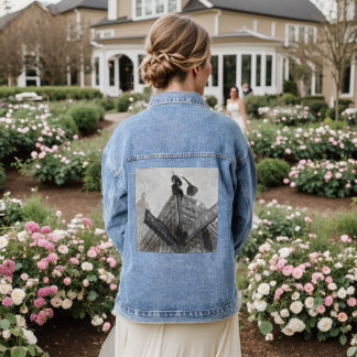 Vaquera Chaqueta Watercolor Broadway Denim - Arte Teatral 