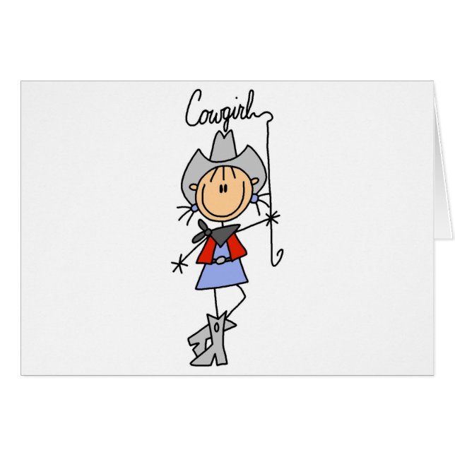 Vaquera con las camisetas y los regalos del lazo (Anverso (Horizontal))