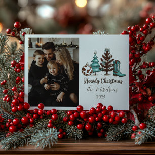 Vaquera de Navidad Foto Rústica Cómo Estás Navidad