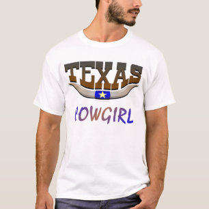 Vaquera de Tejas de la CAMISETA