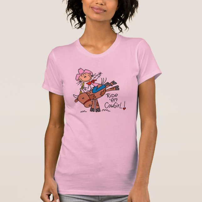 Vaquera del palillo que monta la camiseta de Bull (Anverso)
