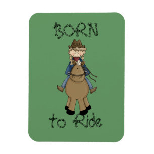 Vaquera en el imán superior de Flexi del caballo