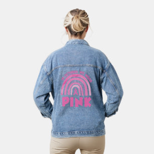 Vaquera En octubre usamos chaqueta de denim para mujeres r