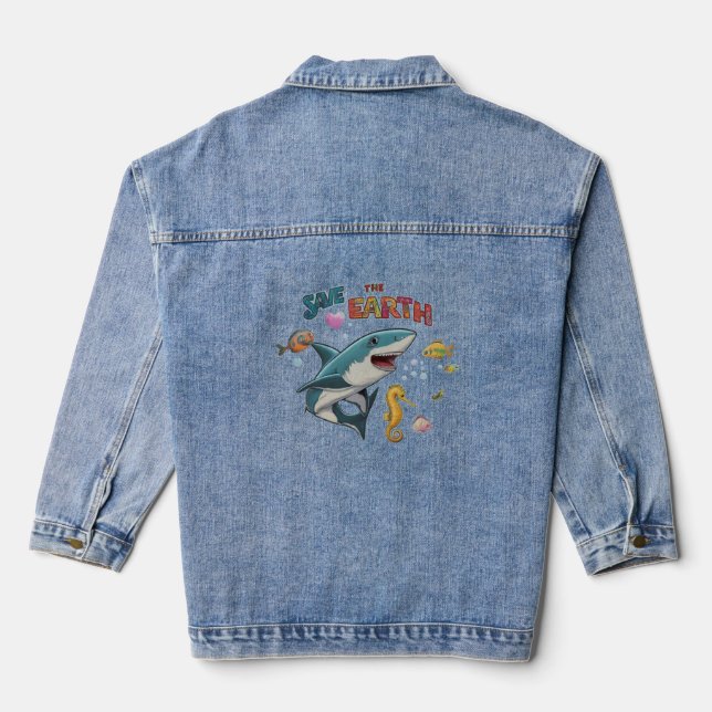 Vaquera Encantando la Chaqueta de Denim Sark (Reverso )