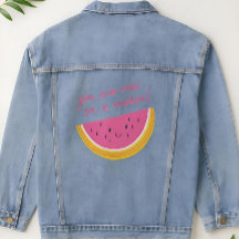 Eres uno en una Chaqueta Melon Denim