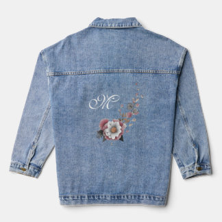 Vaquera Hermosa Chaqueta de Denim Floral